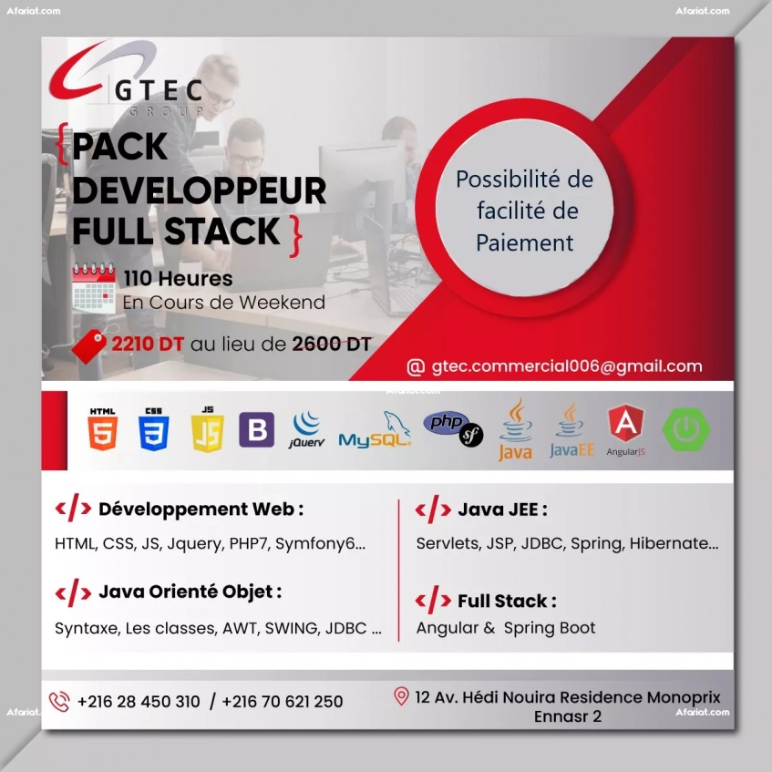 Pack Développeur FullStack