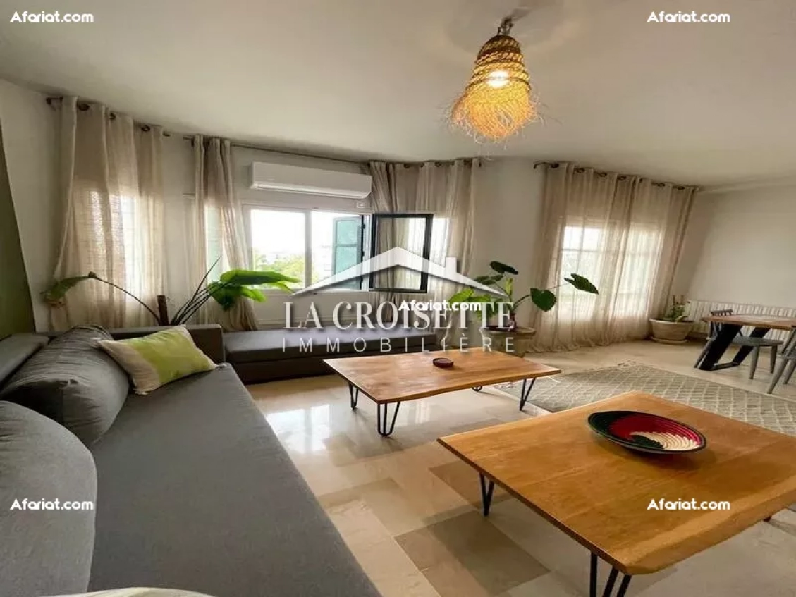 Appartement S+3 meublé à La Marsa  MAL1082
