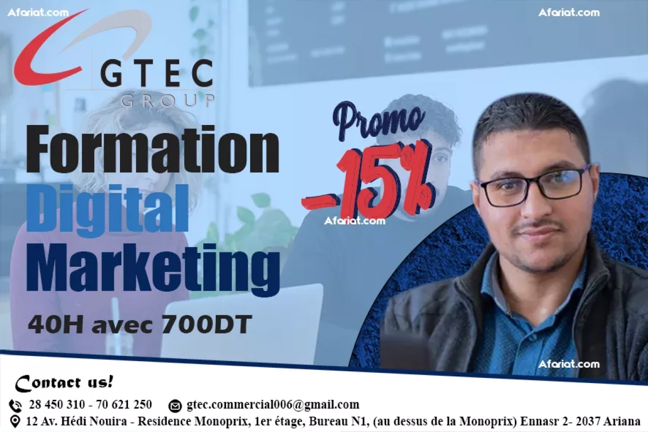 Formation certifiante en Marketing Digital