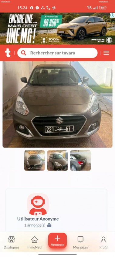 Dzire Suzuki en très bon état