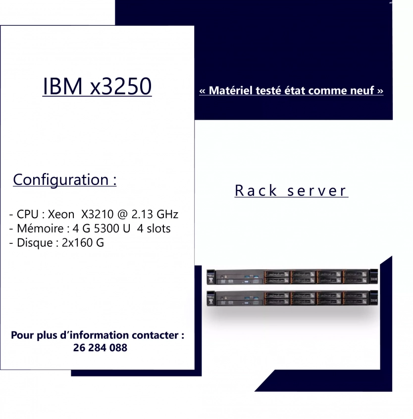 6 IBM  System X3250