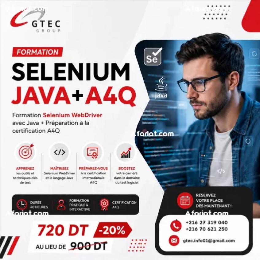 Formation Test Automatique Selenium avec Java