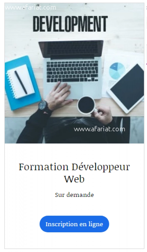 Formation Développeur Web