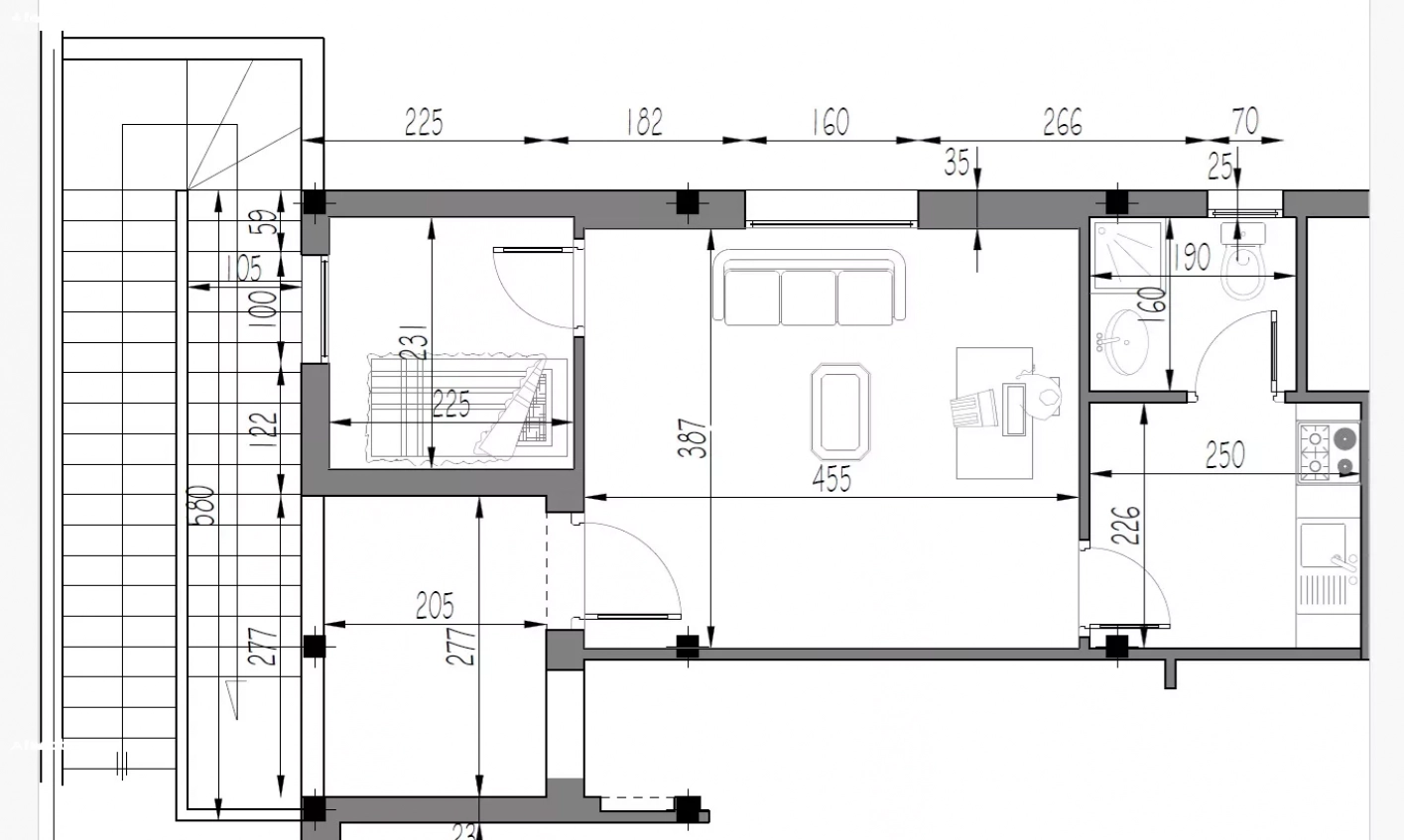 STUDIO pour etudiantes ou couple A 100m arrêt de metro