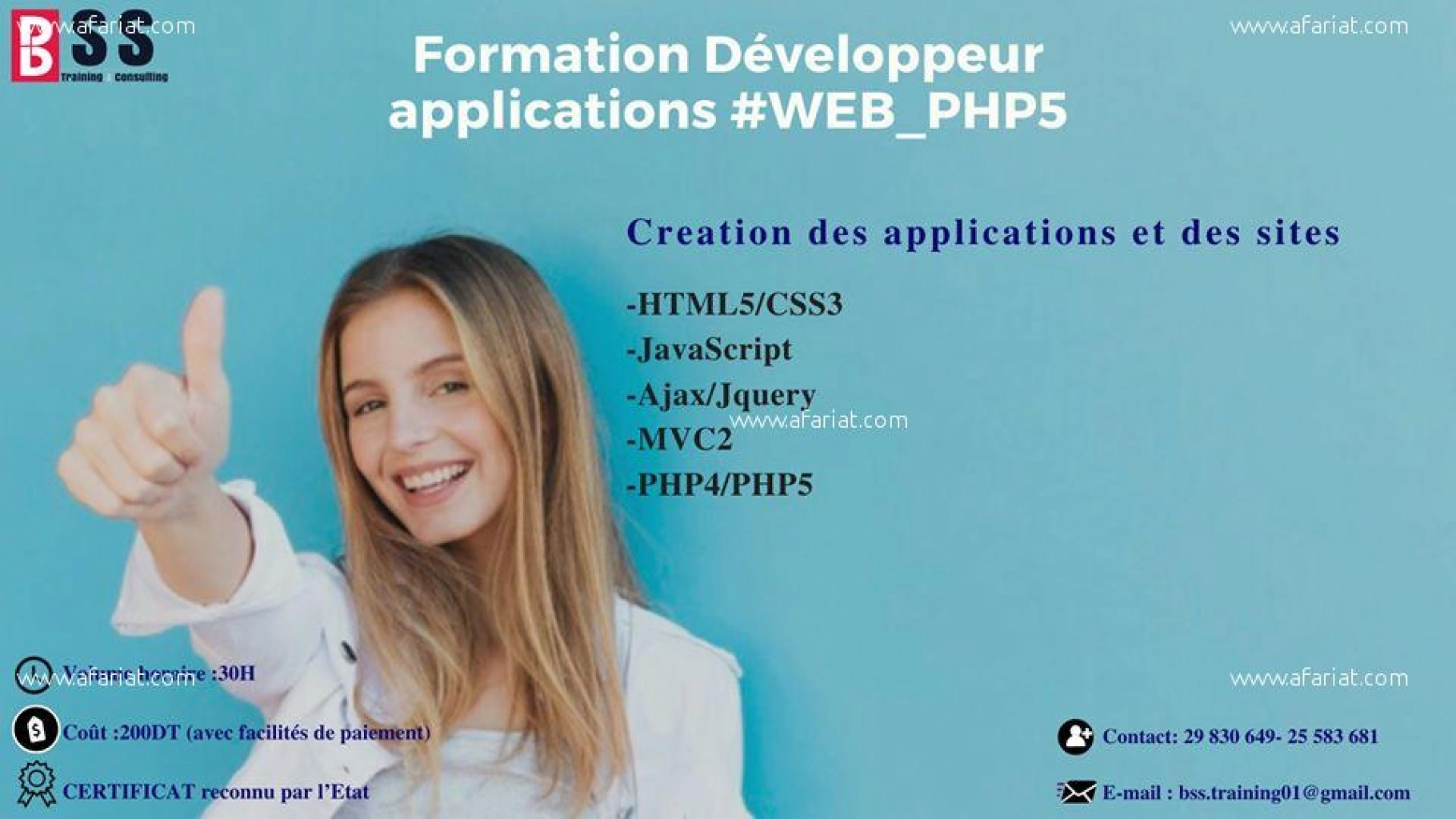Formation Développeur Applications WEB/PHP5
