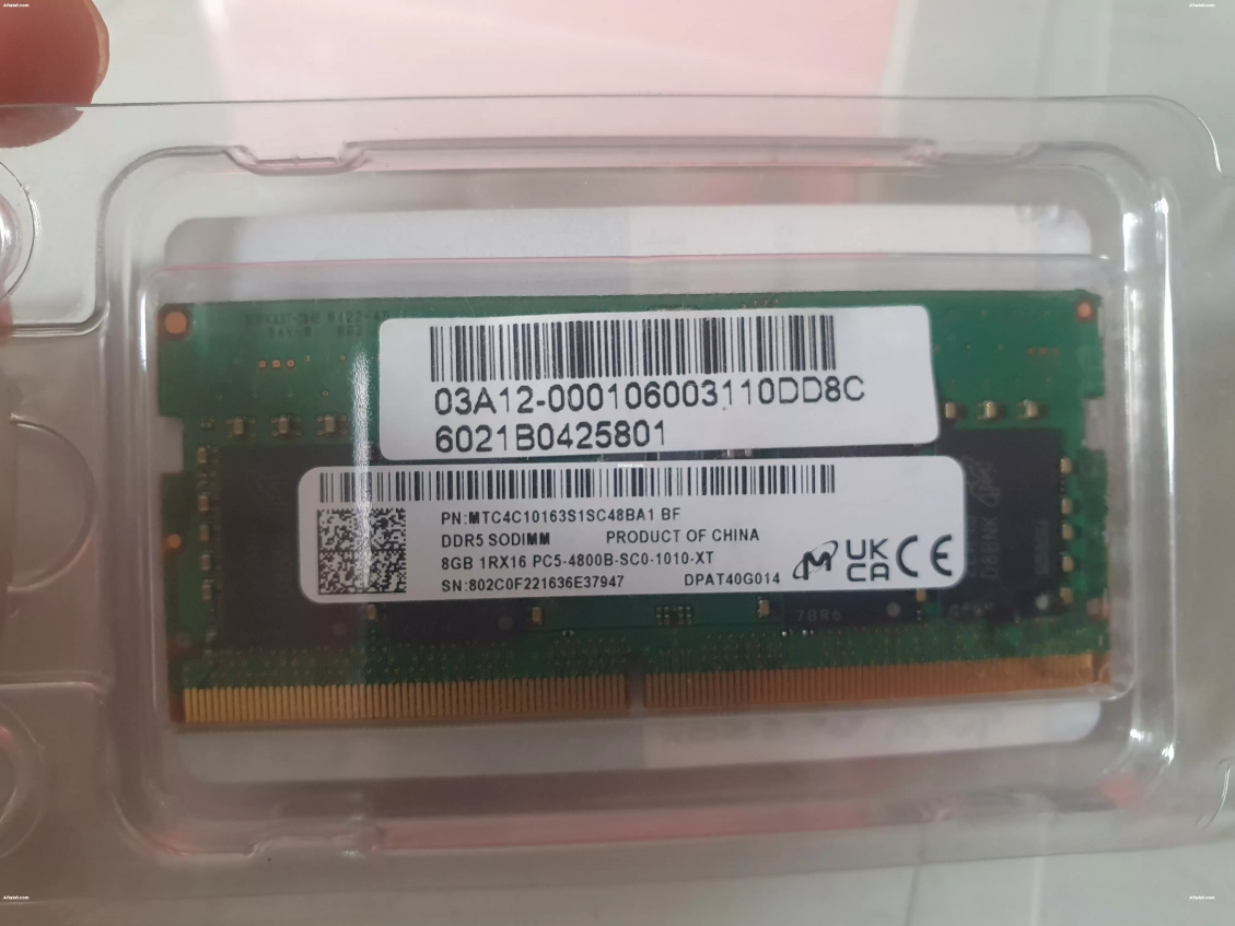 RAM 8Go DDR5 Neuve pour PC portable