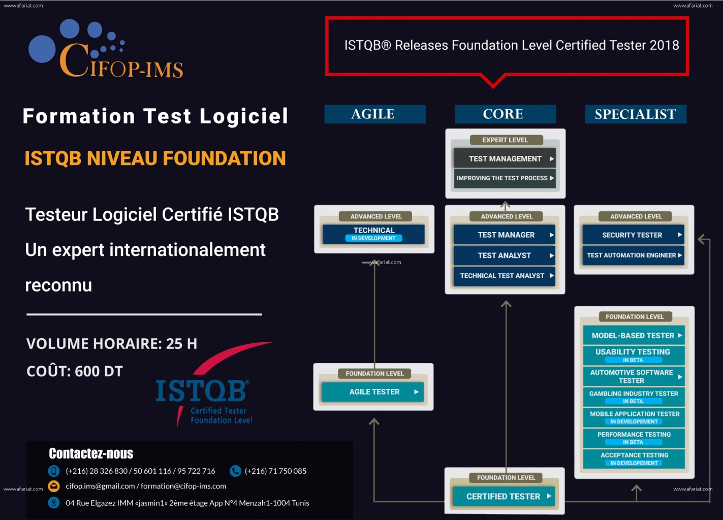 Formation ISTQB /GSM:25315269