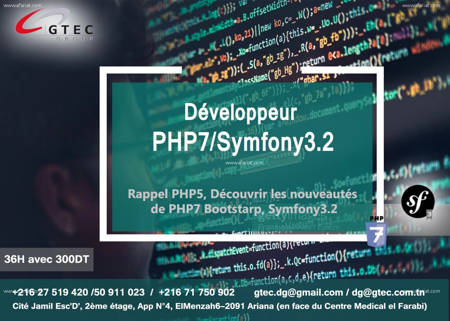 Formation Certifiante en PHP7&Symfony3