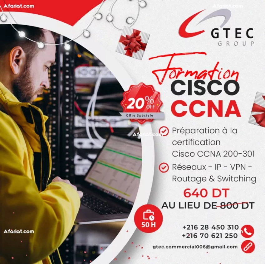 Devenez Administrateur Réseaux Certifié Cisco CCNA