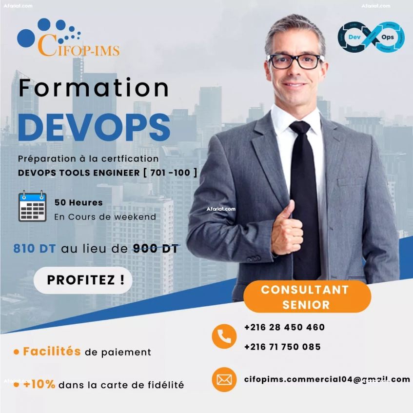 Formation DevOps: Préparation DevOps Tools Engineer