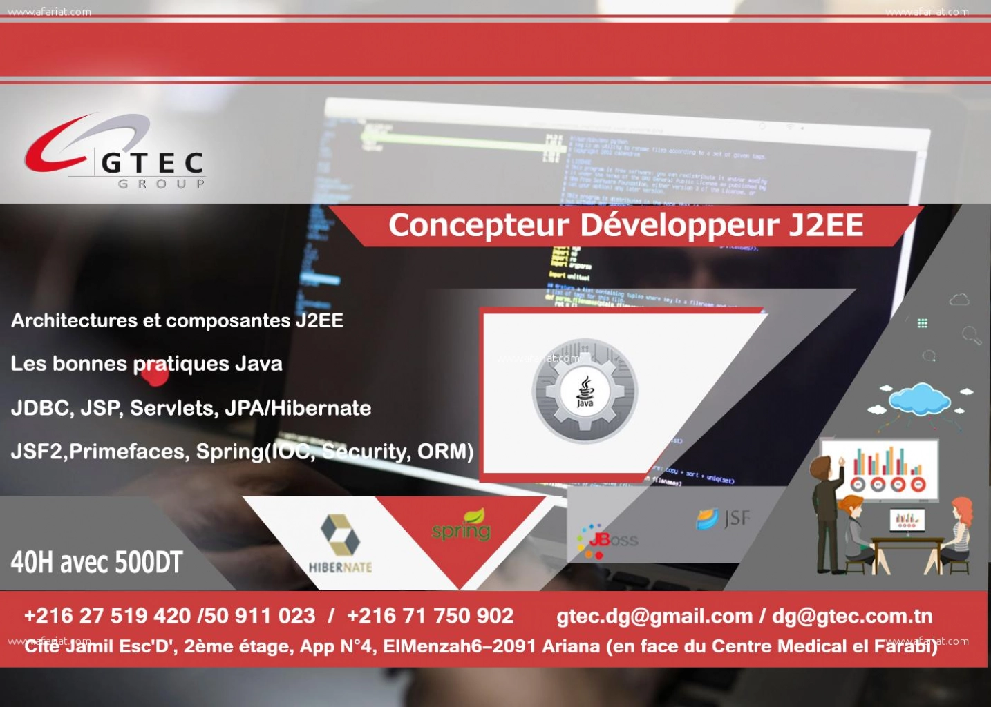 Devenez développeur Java J2EE Certifié