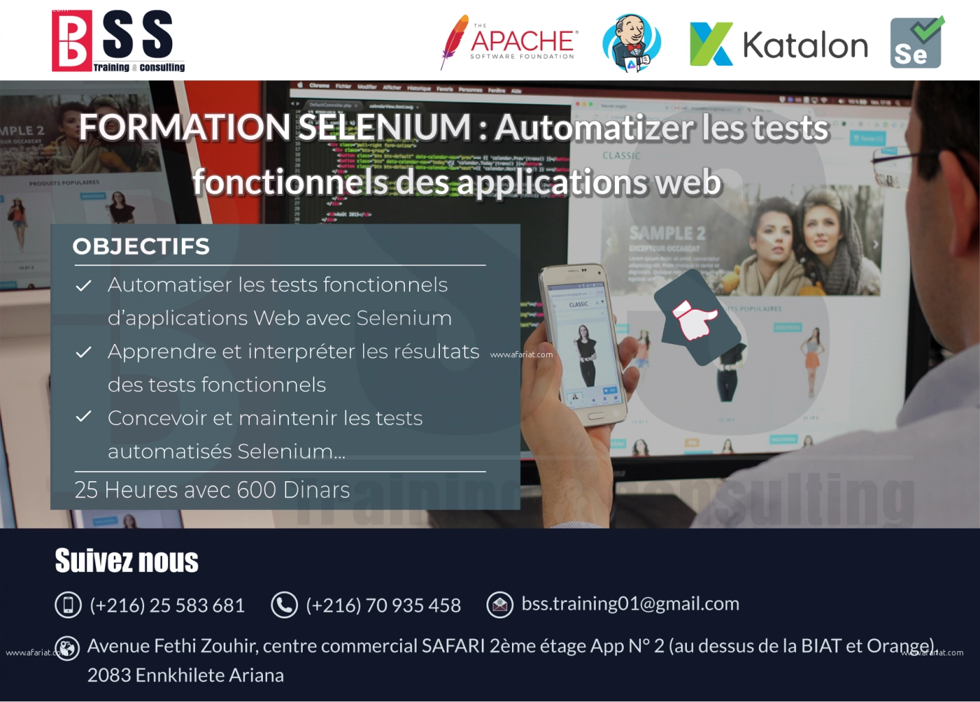 Formation Sélénium Automatisation de test web Driver