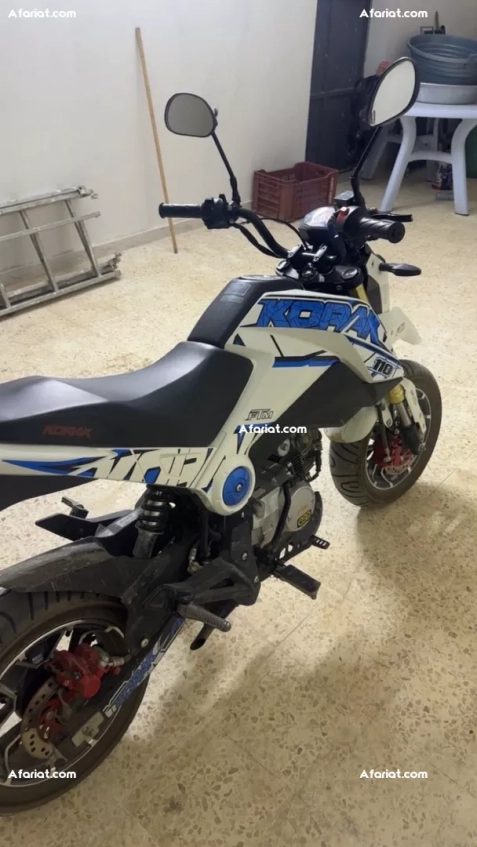 korak moto 110 très fiable est puissante