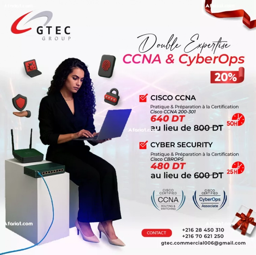 Boostez votre carrière IT: Cisco + Cyber Sécurité