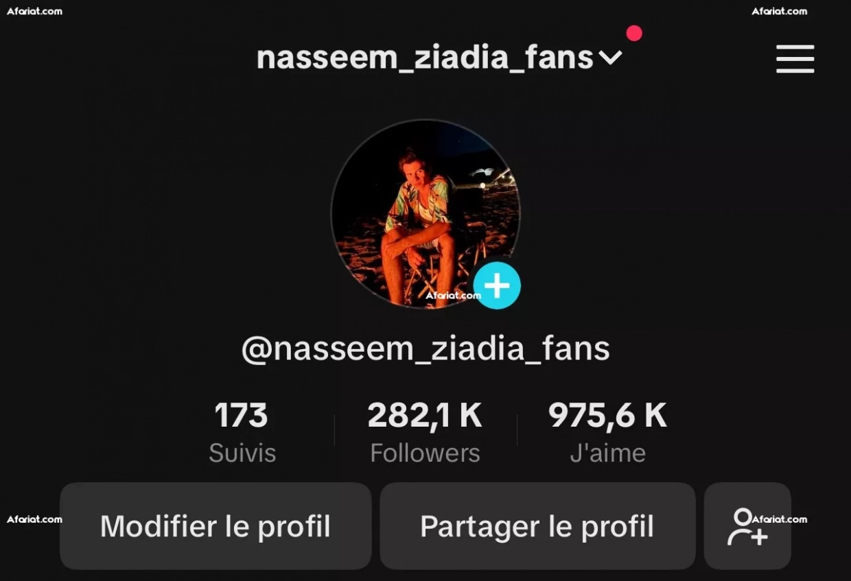 Compte TikTok