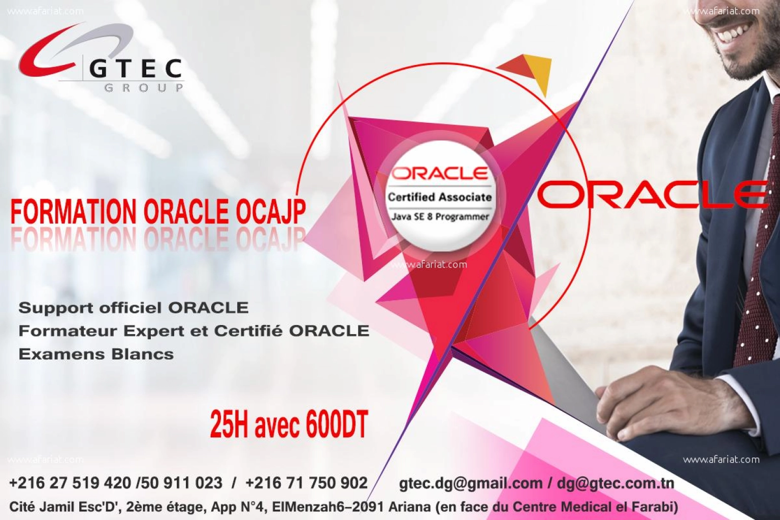 Certification Oracle Java Associate SE08