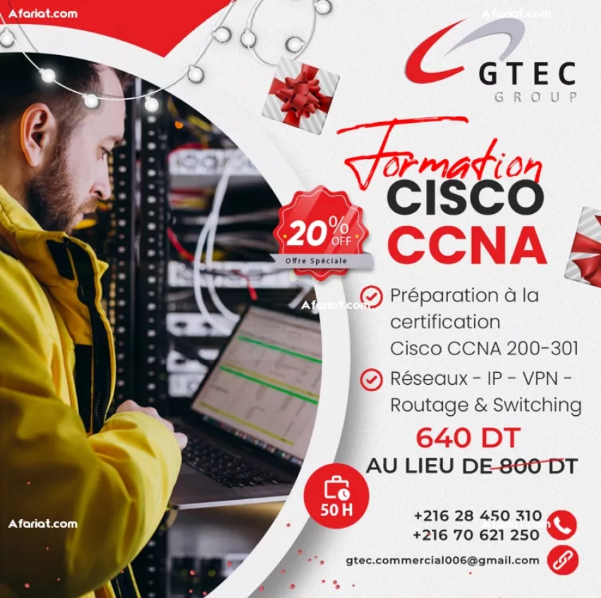 Dominez l'univers des réseaux Cisco CCNA