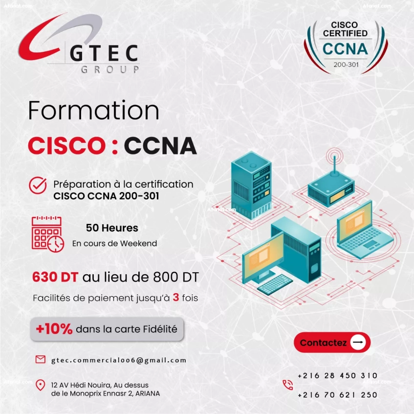 Formation & Certification Cisco CCNA