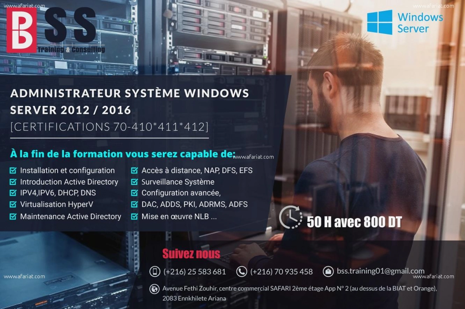 Formation :Administrateur Expert Windows Server 2012