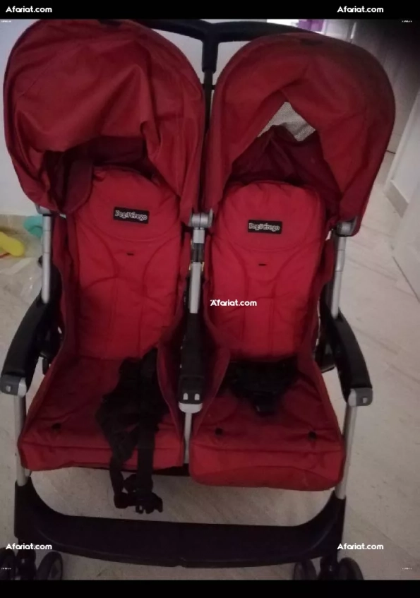 Poussette double neuve