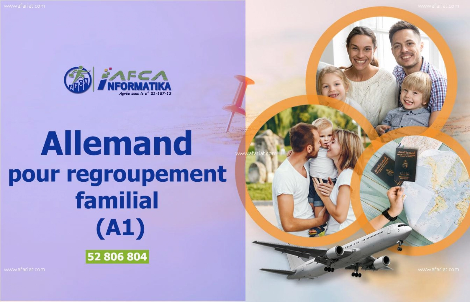 Allemand pour regroupement familial (A1)