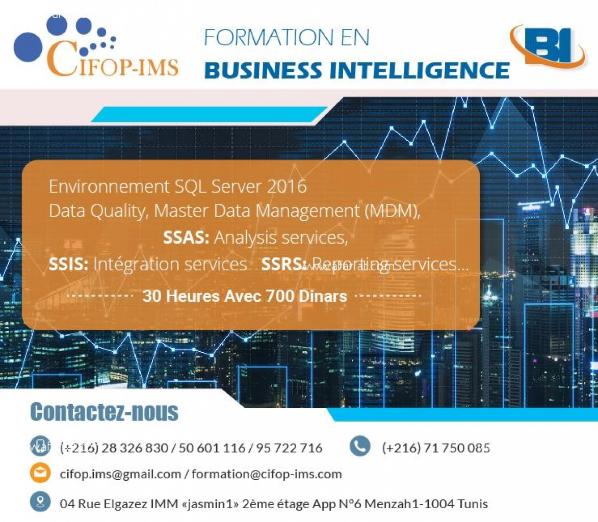 Formation en Business Intelligence #MSBI#