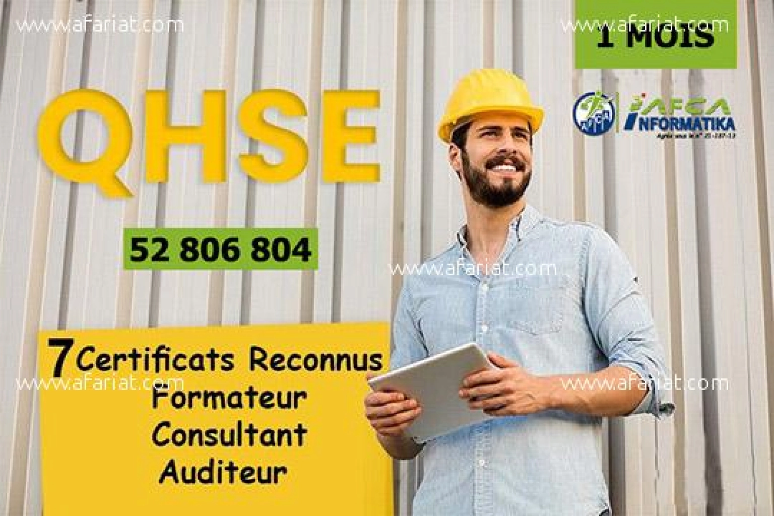 formation QHSE 7 CERTIFICATS
