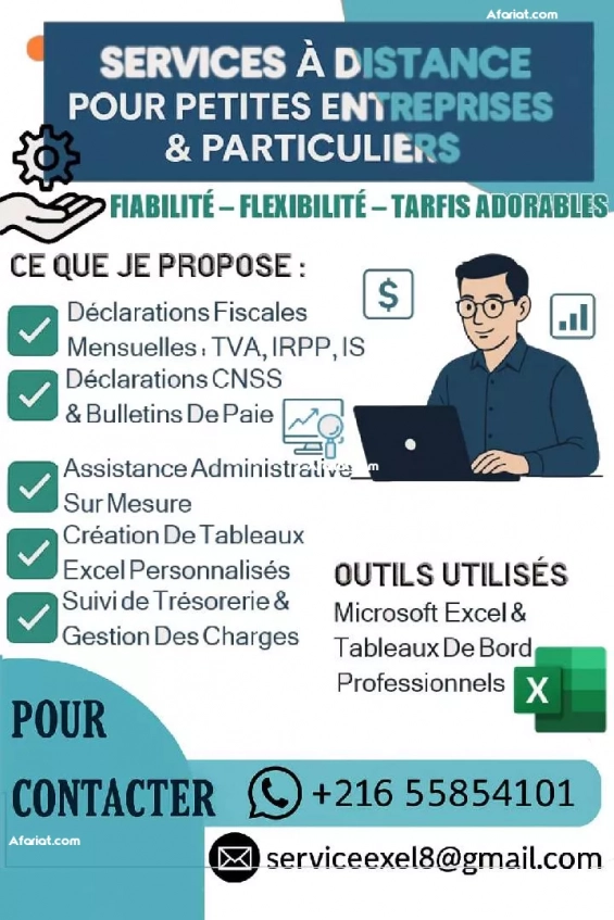 offre de service pour particulières et les petites entreprises