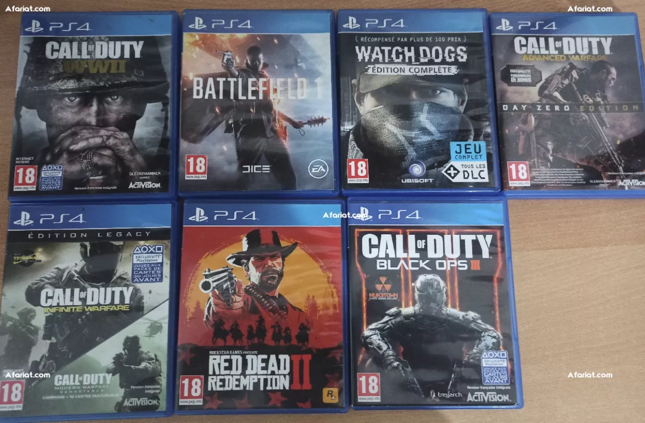Jeux PS4 à vendre