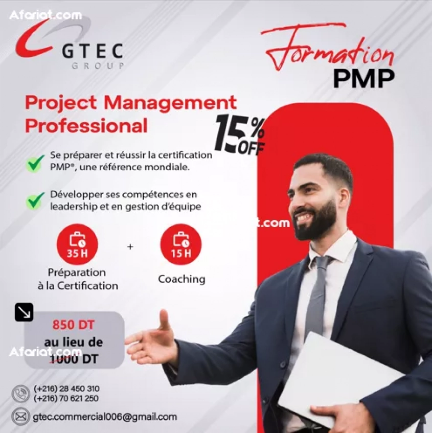 Devenez un(e) Chef de projet certifié(e) PMP