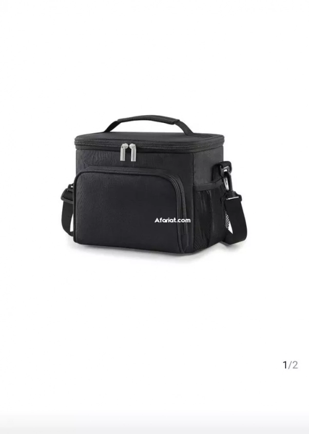 Sac repas isotherme - Noir