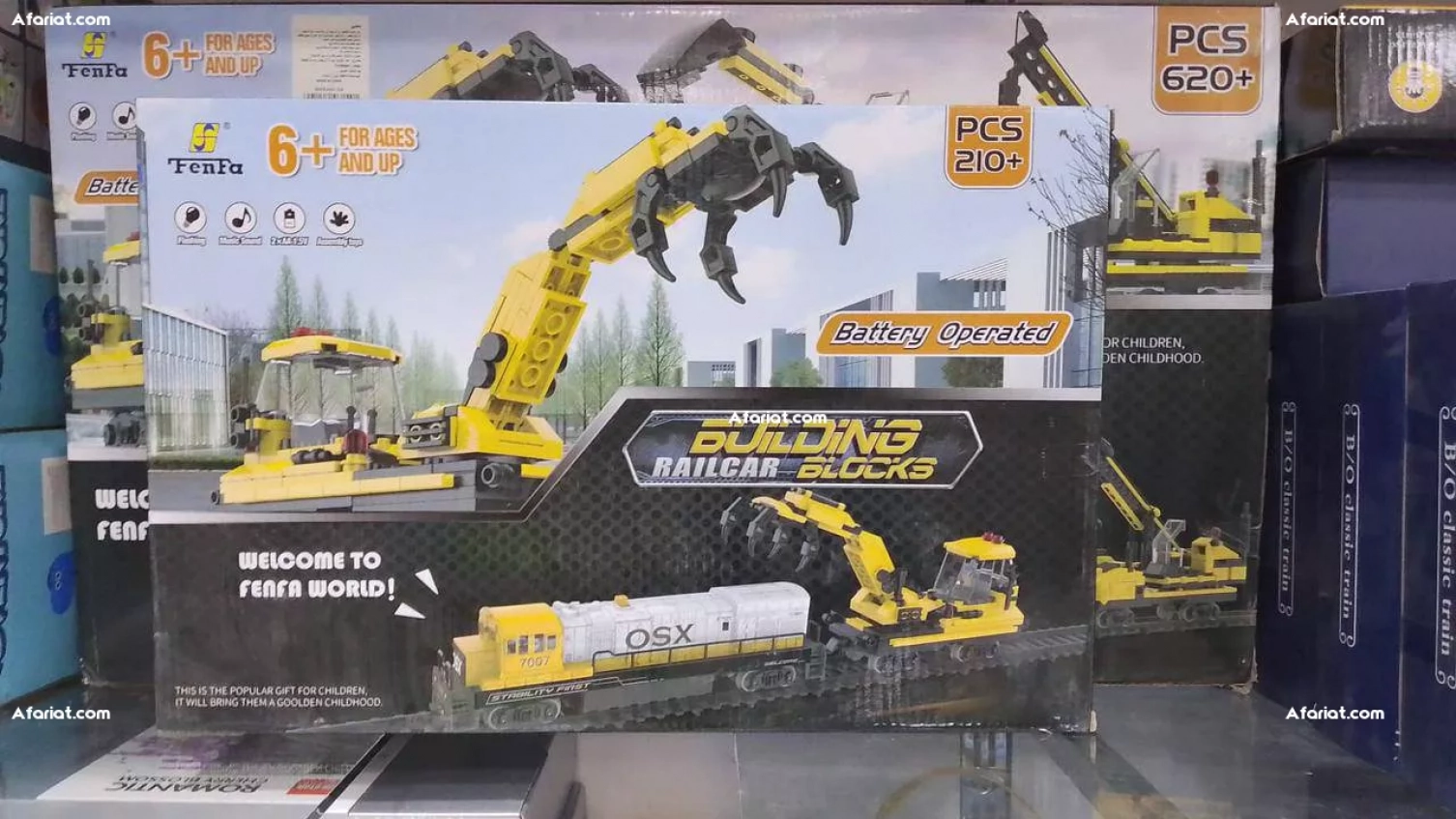 Ensemble de train de 210 pièces