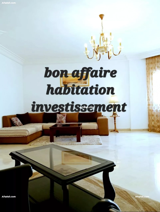 Particulier V Apt S2 spacieux Cité Palmeraies l'aouina