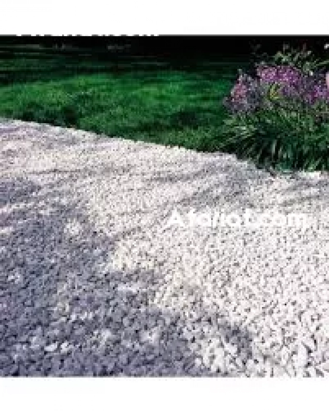 Fabrication de poudre et gravier blanc