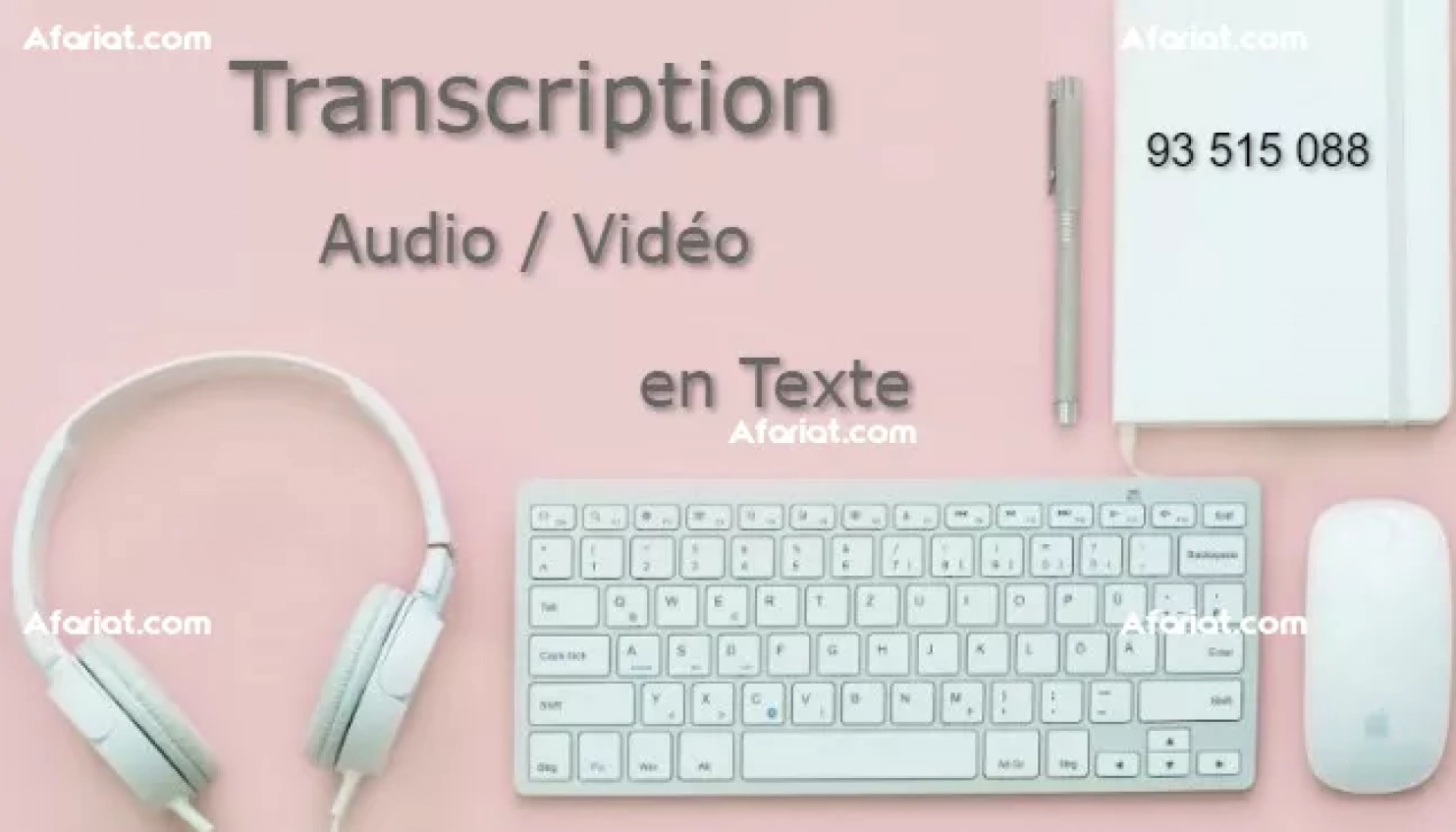 Transcription Audio et Vidéo vers Texte