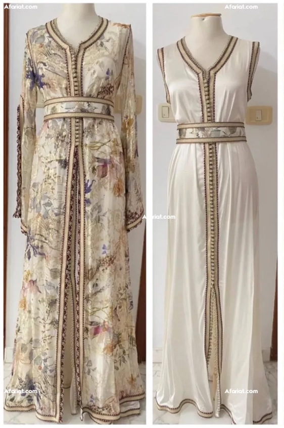 Kaftan Marocain en Soie