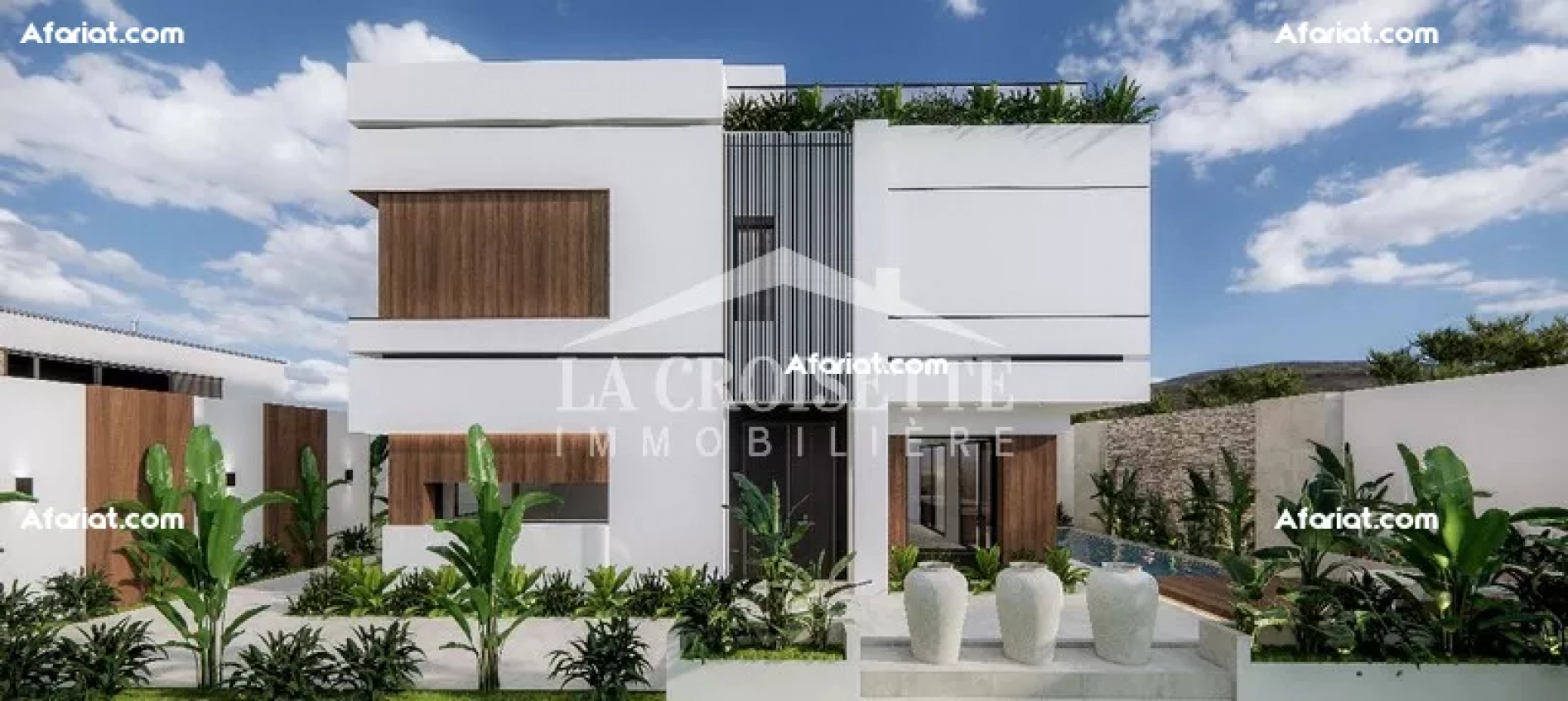 Villa S+3 avec piscine à La Soukra ZVV0372