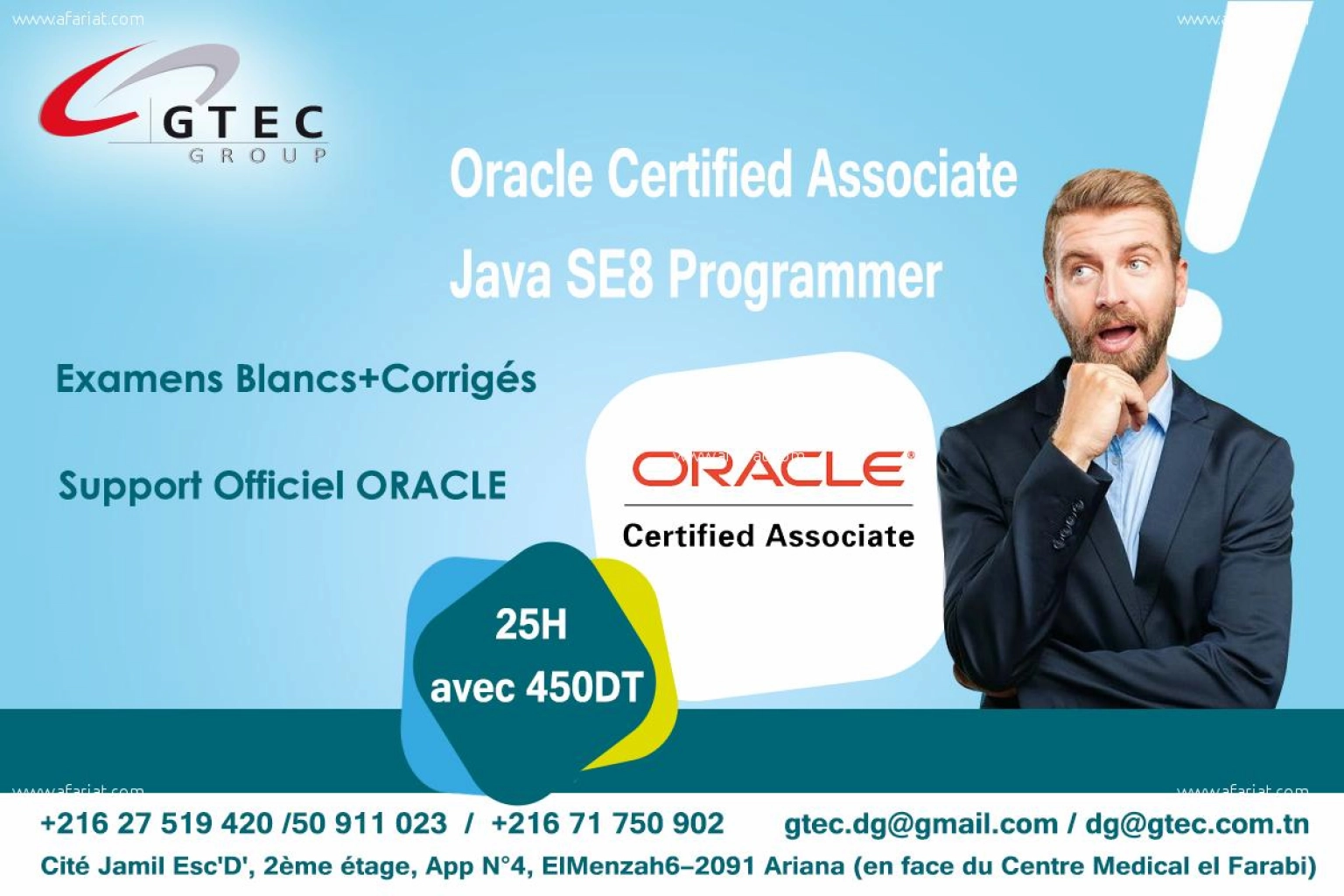 Session Certification Java Associate SE08