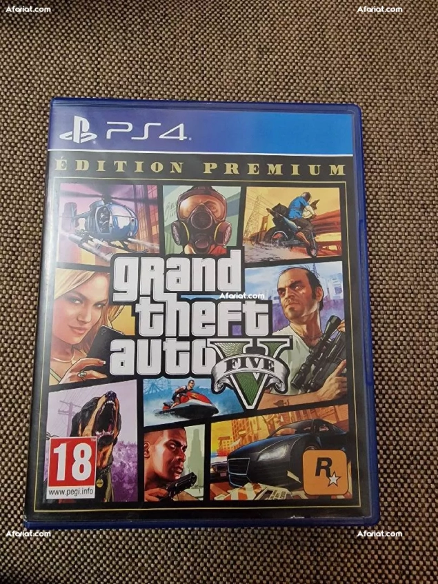 jeux ps4 GTA V + GHOSTRECON (gratuit)