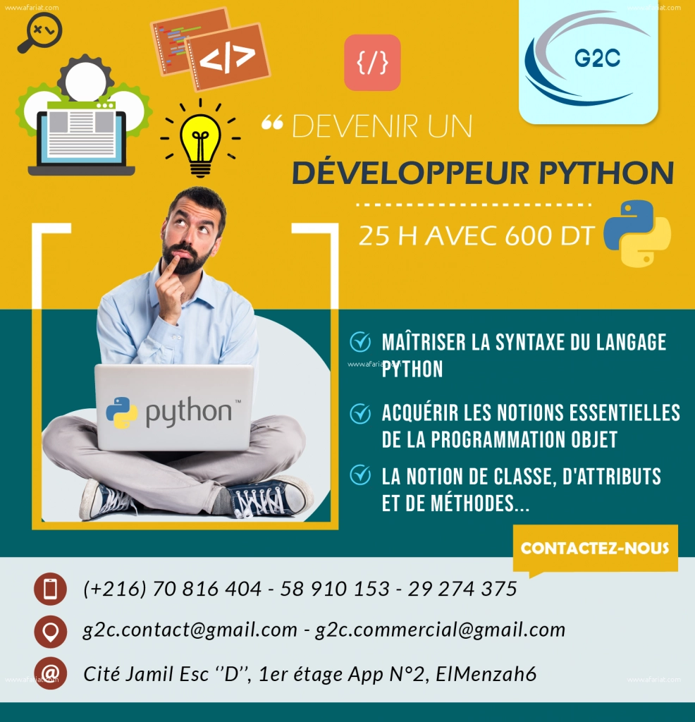 Formation Développeur Python