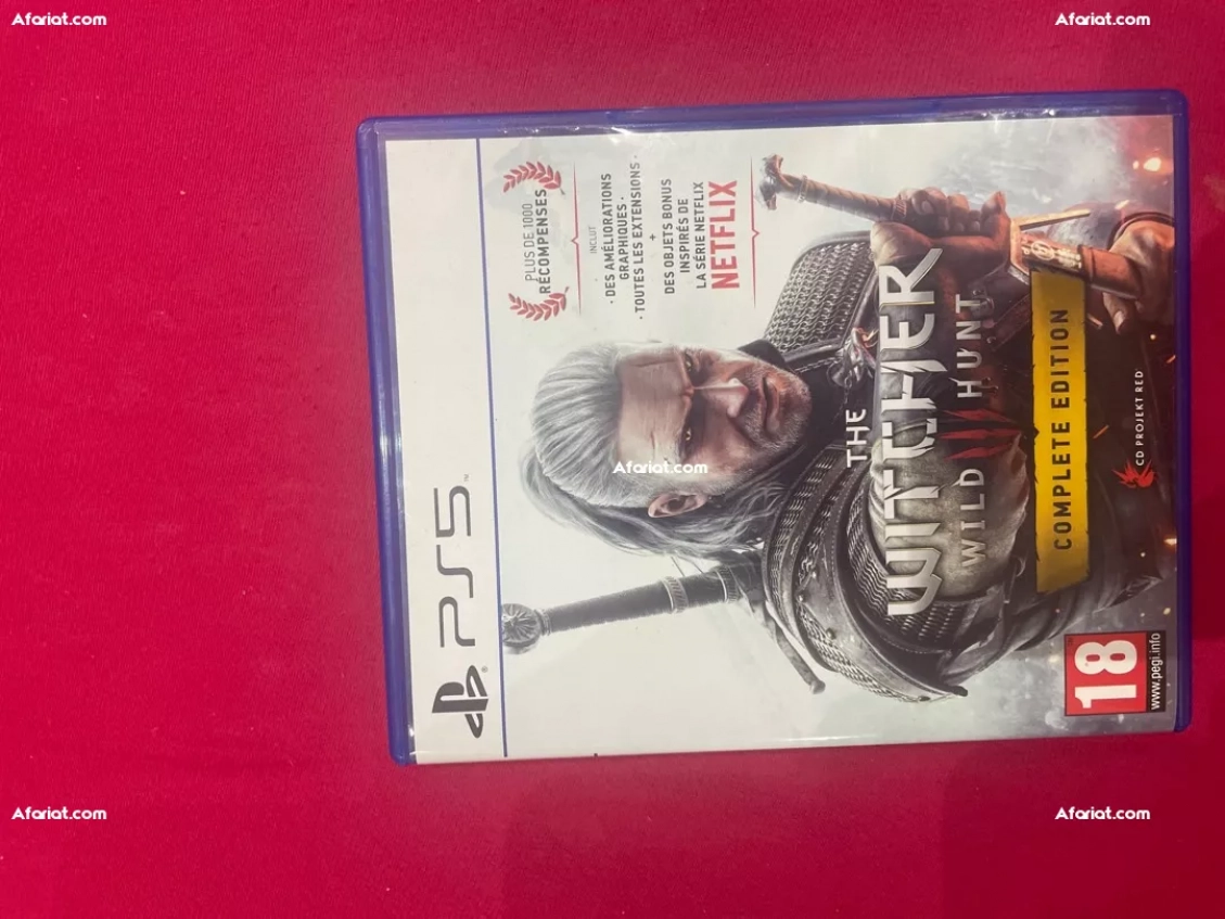 cd ps 5 (Witcher) jdid bakou w barcha cd o5rin pc4 ama mesta3mlin