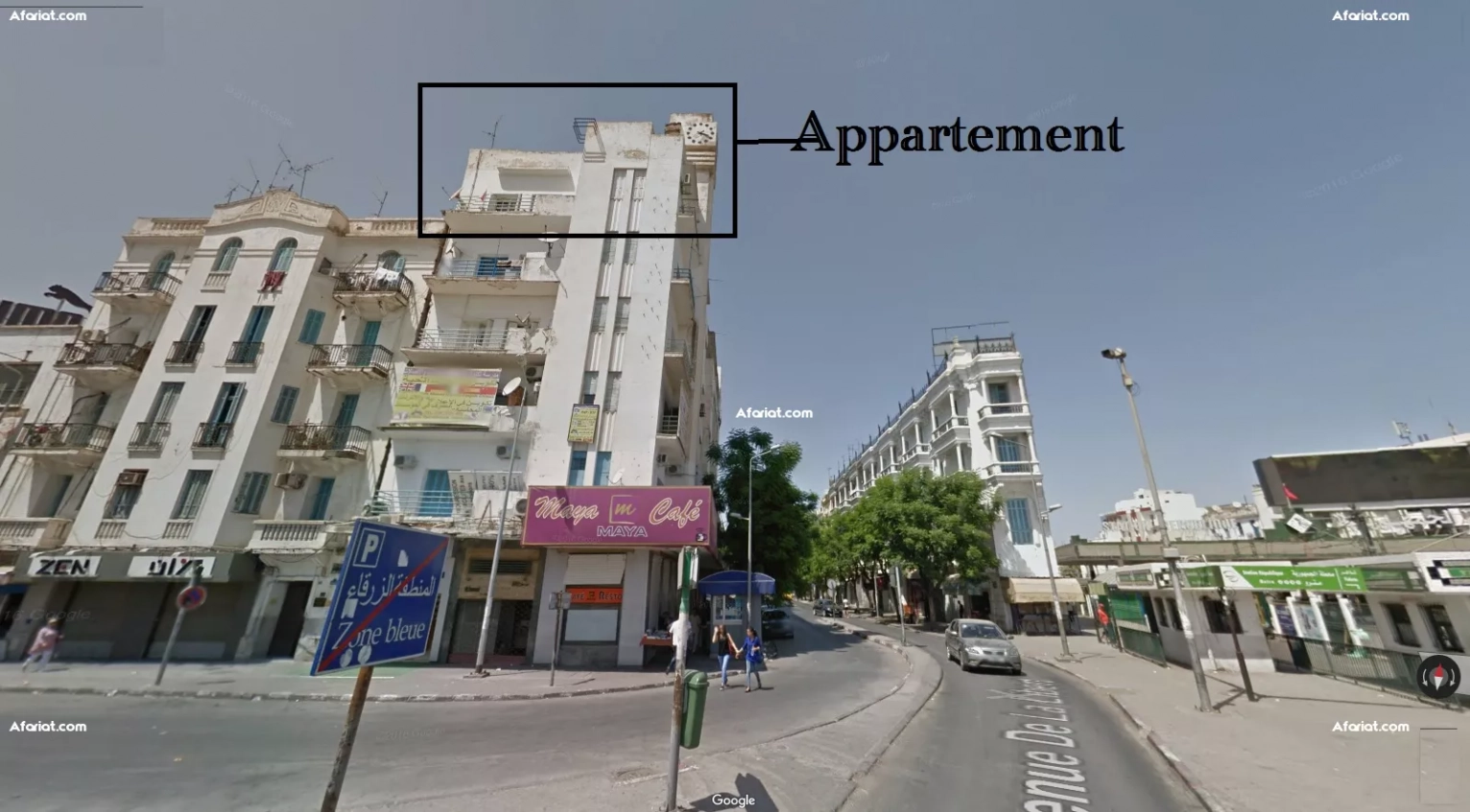 Appartement à louer au centre ville de Tunis belle emplacement