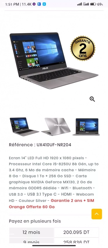 Pc Asus notebook