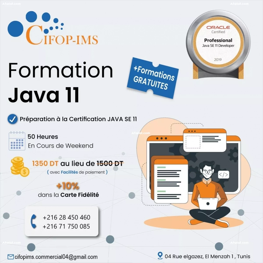 Formation Java 11 & Préparation à la Certification