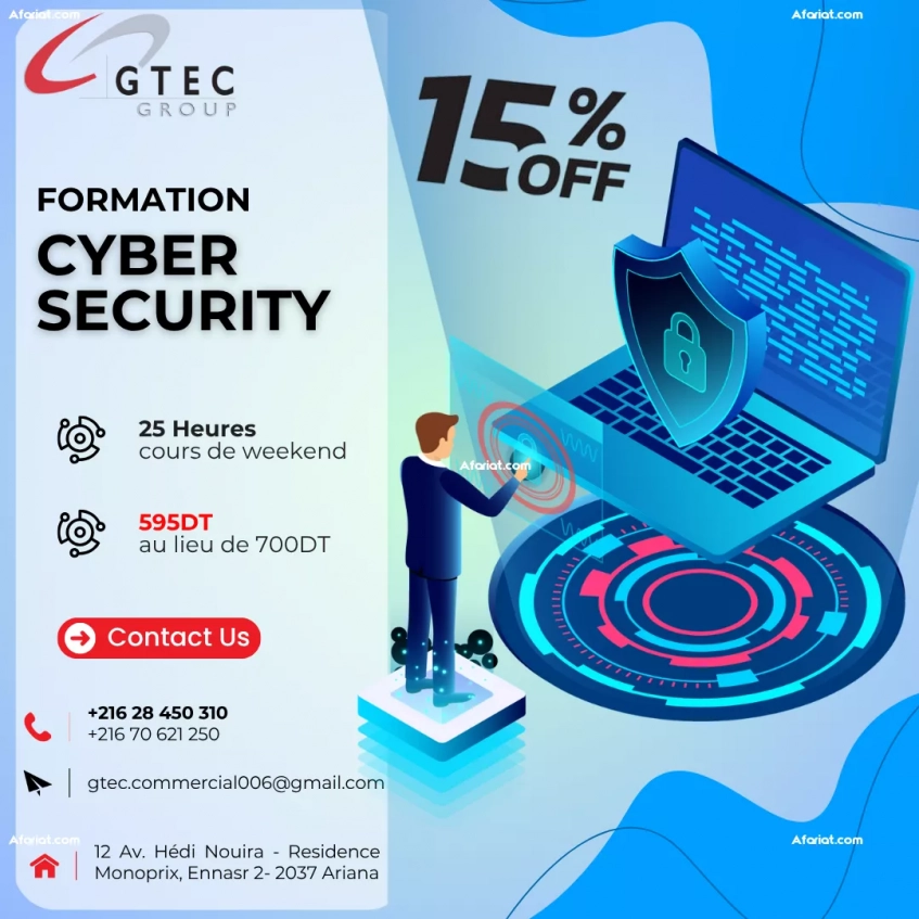 Formation en Cybersécurité 100% pratique