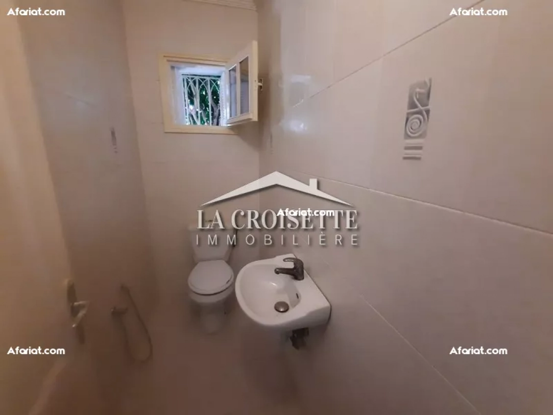 Rez-de-chaussée S+3 à Gammarth MRCL0265