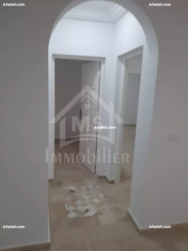 Appartement RDC S+2 tout neuf à vendre à Manaret El Hammamet