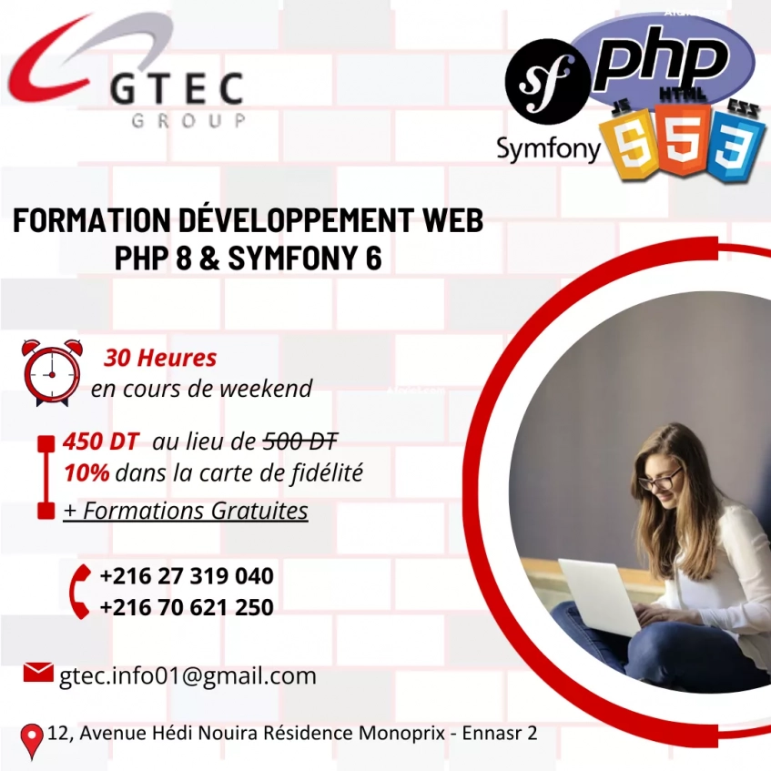 Formation Développement WEB SYMFONY