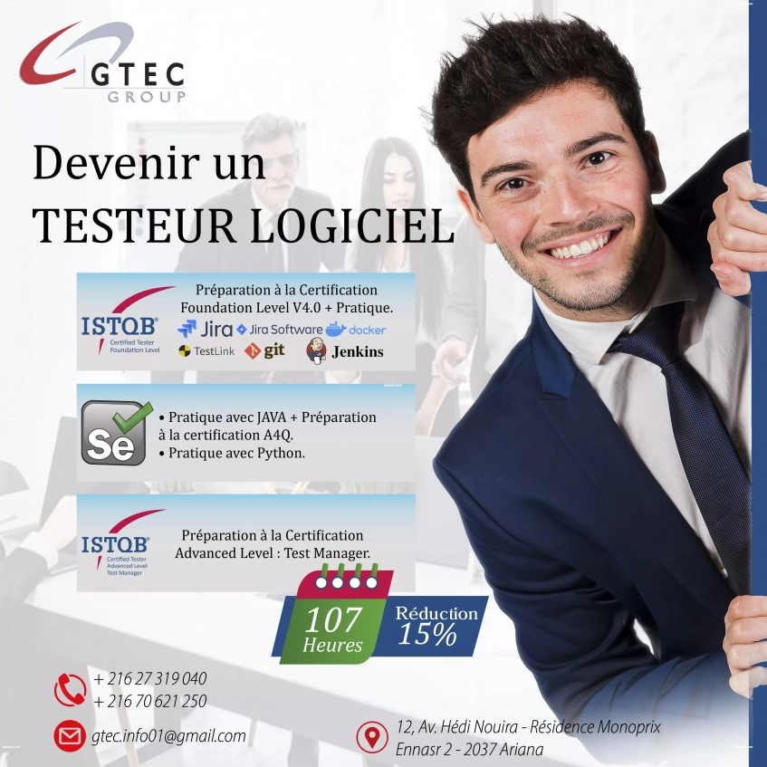 Pack Testeur Logiciel ISTQB Selenium Test Manager