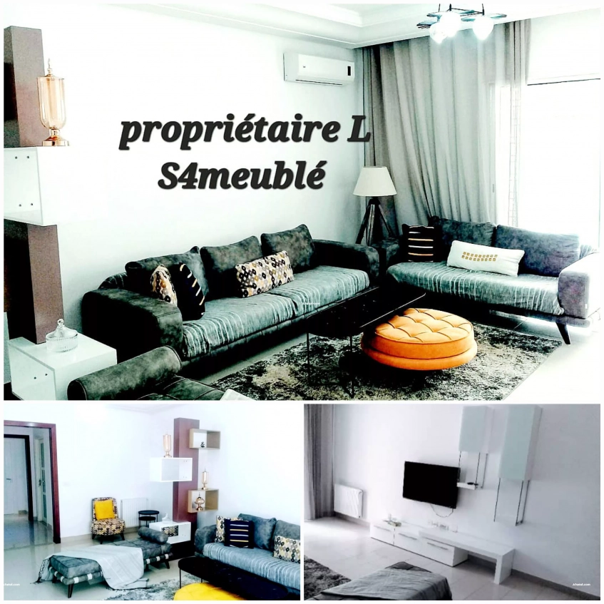 Cité Palmeraies l'aouina S4 meublé Neuf